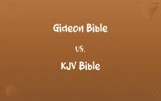 Gideon Bible vs. KJV Bible