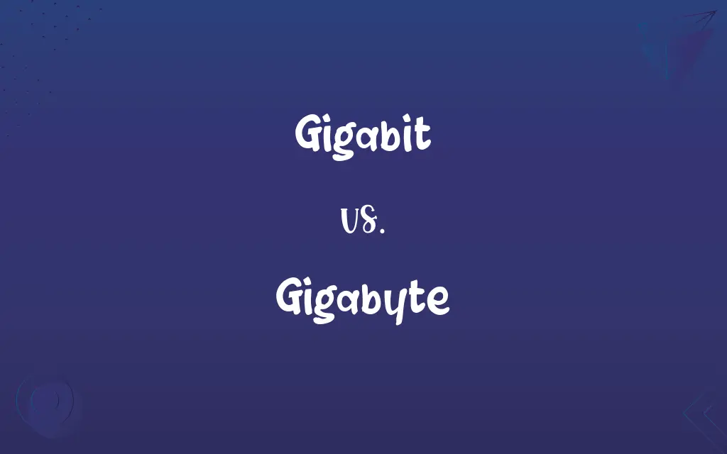 Gigabit vs. Gigabyte