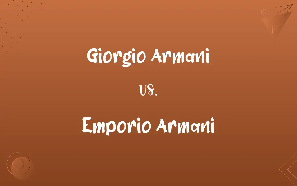 Giorgio Armani vs. Emporio Armani