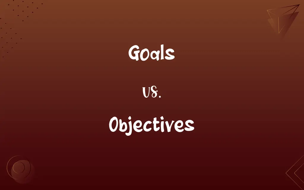 Goals vs. Objectives