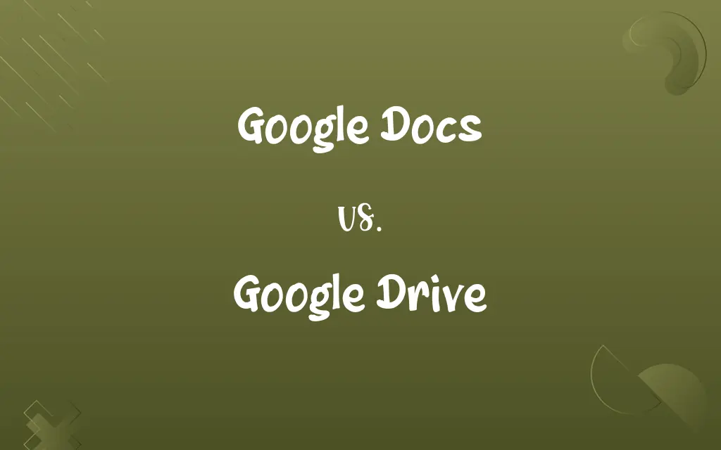 Google Docs vs. Google Drive