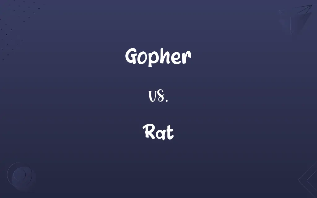 Gopher vs. Rat
