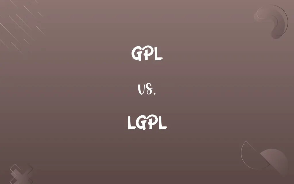 GPL vs. LGPL