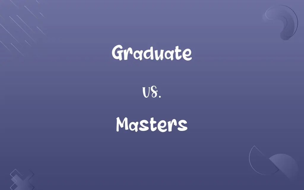 Graduate vs. Masters
