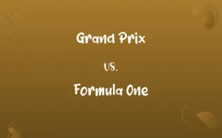 Grand Prix vs. Formula One