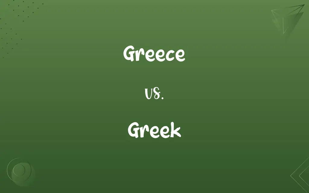 Greece vs. Greek