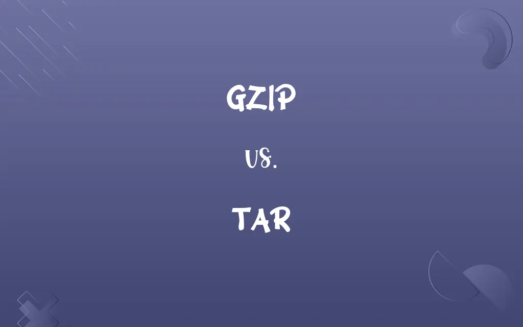 GZIP vs. TAR