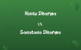 Hindu Dharma vs. Sanatana Dharma