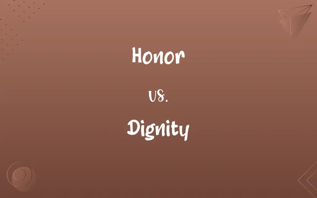 Honor vs. Dignity