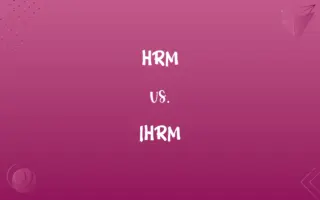 HRM vs. IHRM