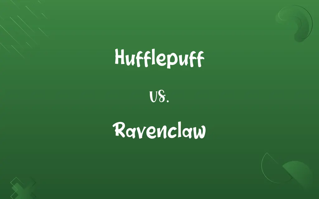 Hufflepuff vs. Ravenclaw