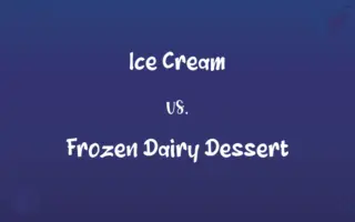 Ice Cream vs. Frozen Dairy Dessert