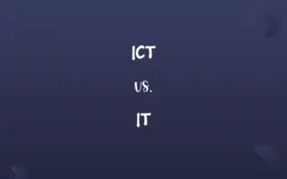 ICT vs. IT