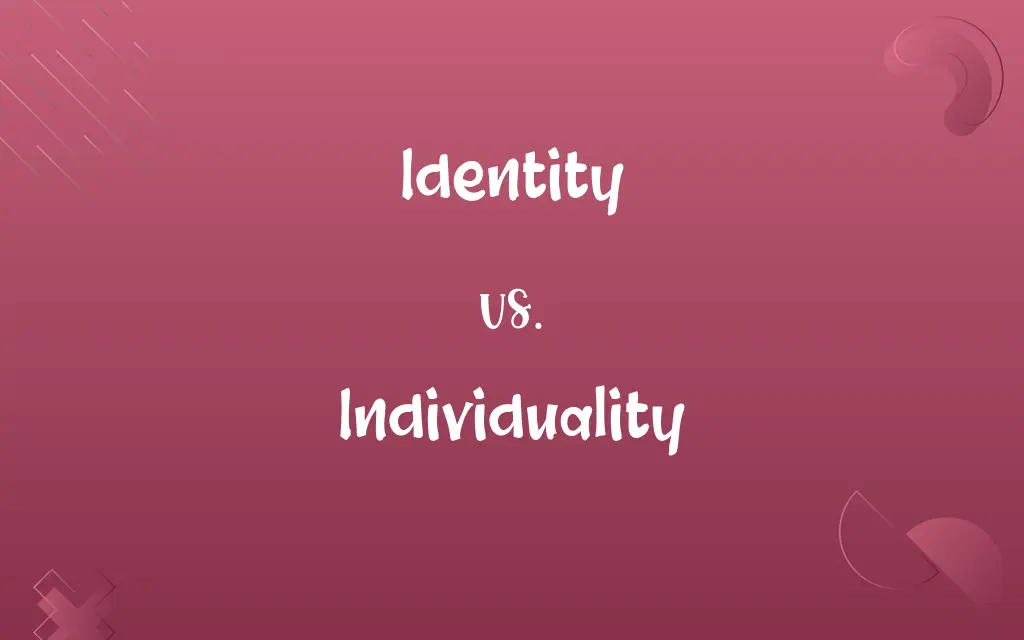 Identity vs. Individuality