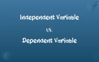 Independent Variable vs. Dependent Variable