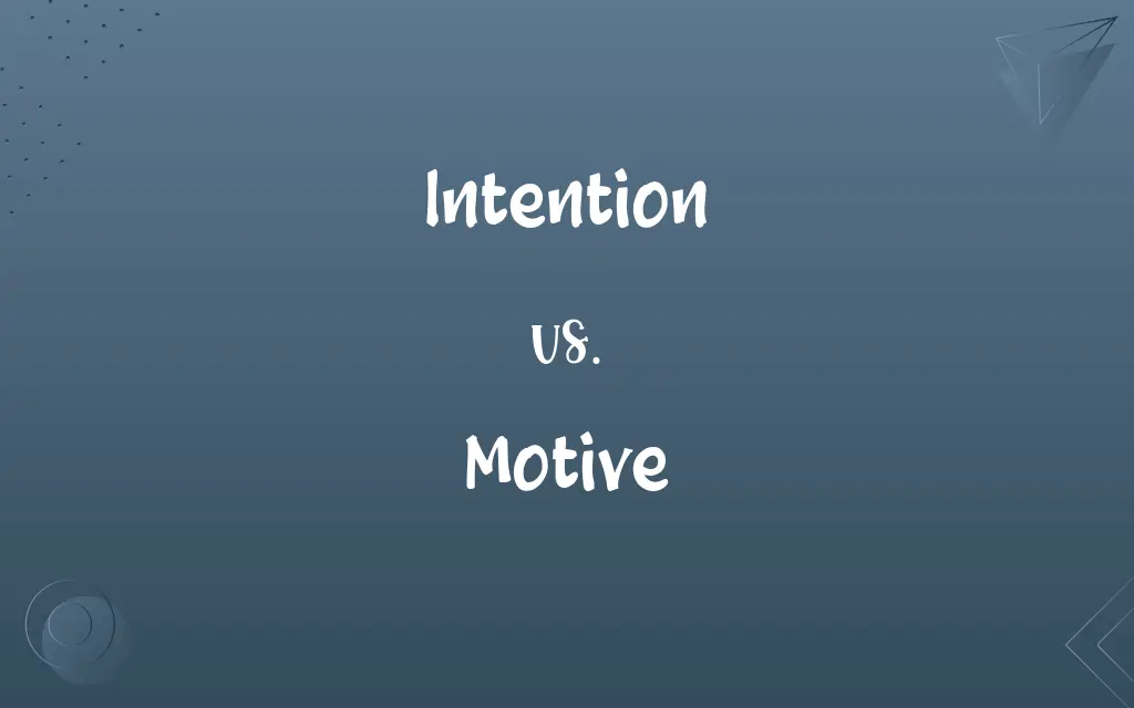 Intention vs. Motive