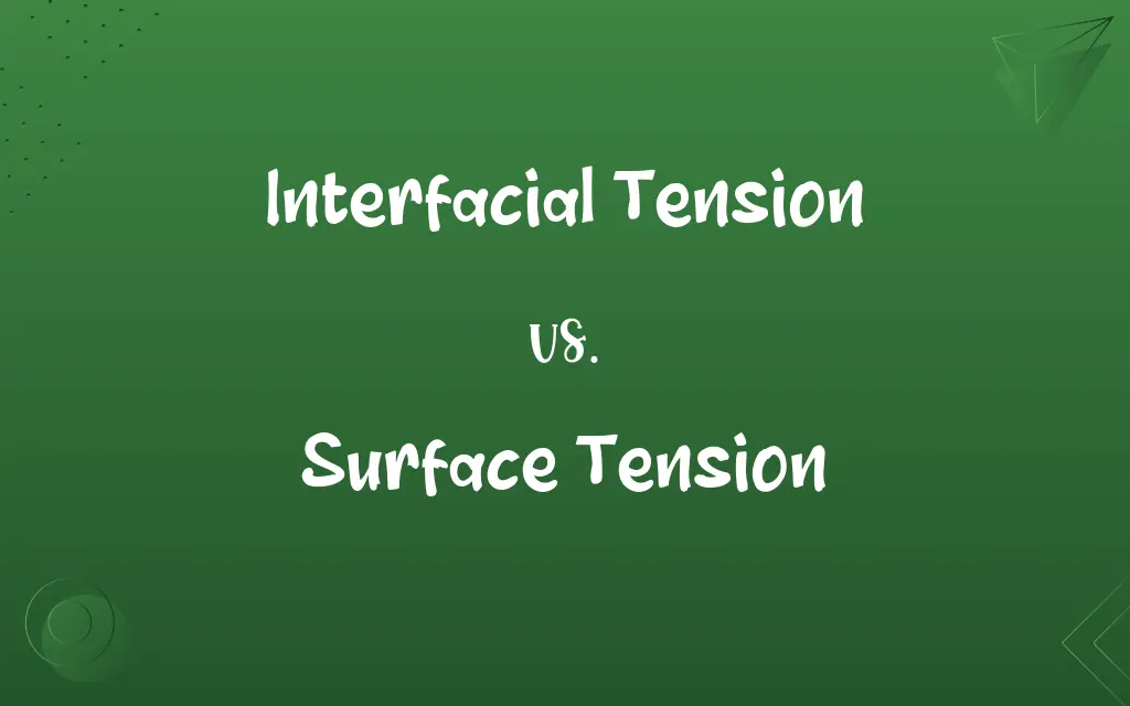 Interfacial Tension vs. Surface Tension