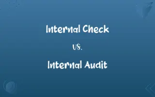 Internal Check vs. Internal Audit