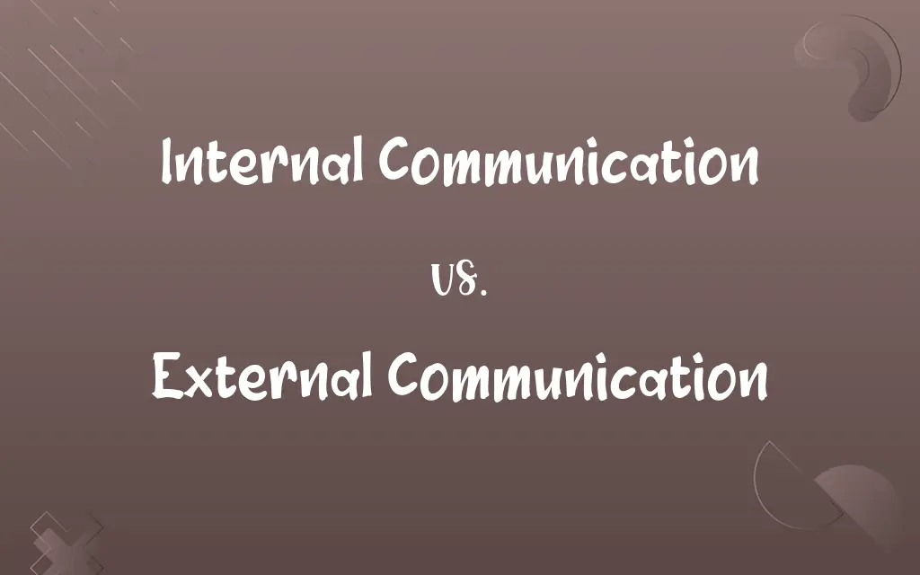 Internal Communication vs. External Communication