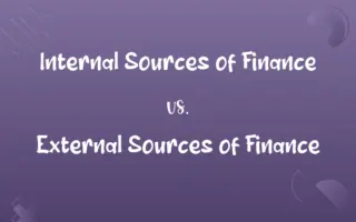 Internal Sources of Finance vs. External Sources of Finance