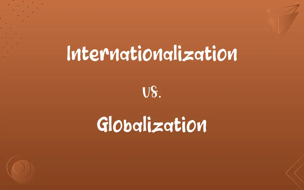 Internationalization vs. Globalization