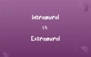 Intramural vs. Extramural