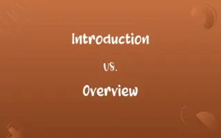 Introduction vs. Overview