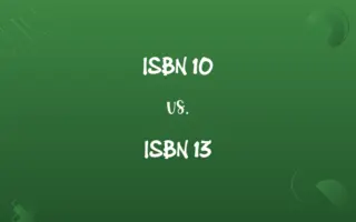 ISBN 10 vs. ISBN 13