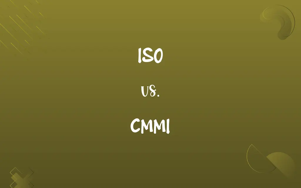 ISO vs. CMMI