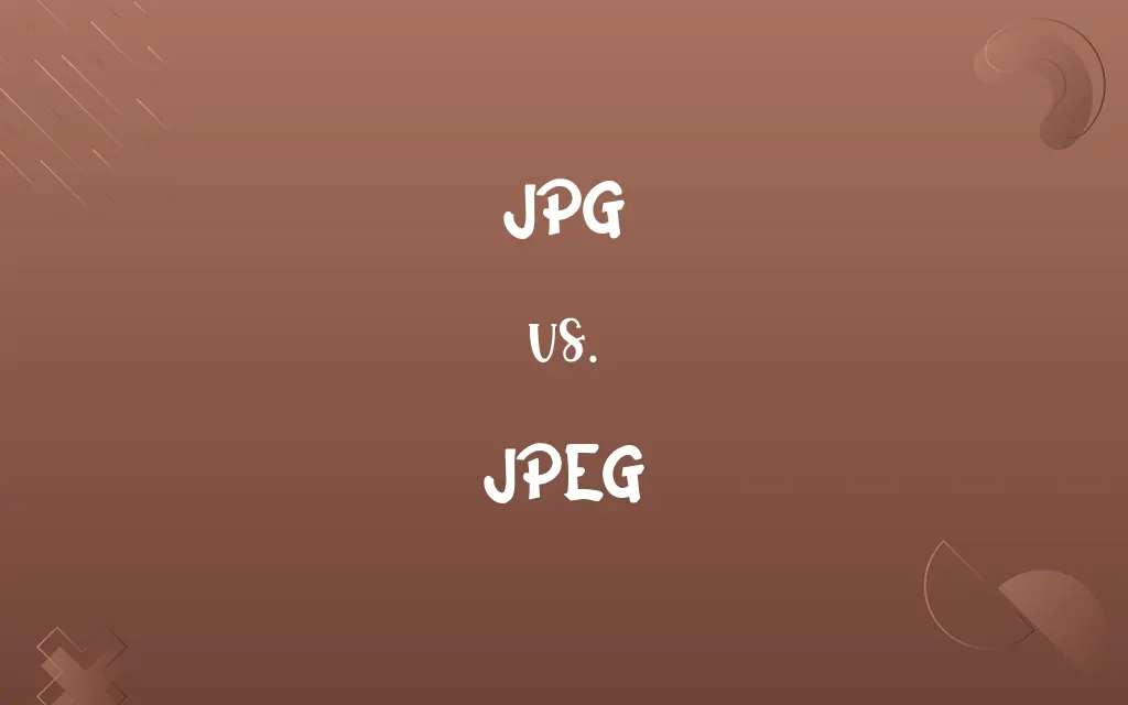 JPG vs. JPEG