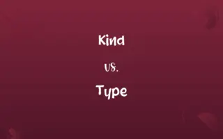 Kind vs. Type