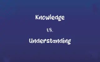 Knowledge vs. Understanding