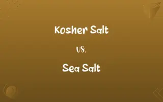 Kosher Salt vs. Sea Salt