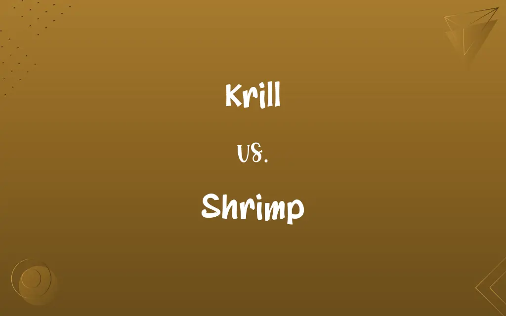 Krill vs. Shrimp