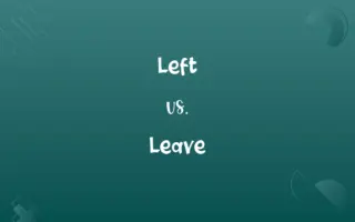 Left vs. Leave