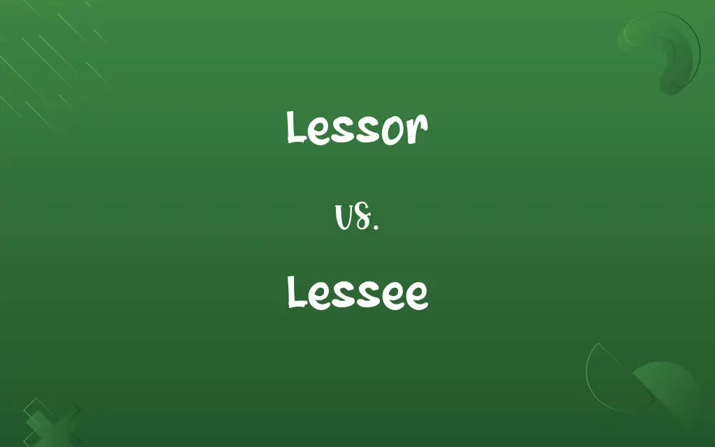Lessor vs. Lessee