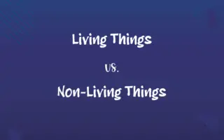 Living Things vs. Non-Living Things