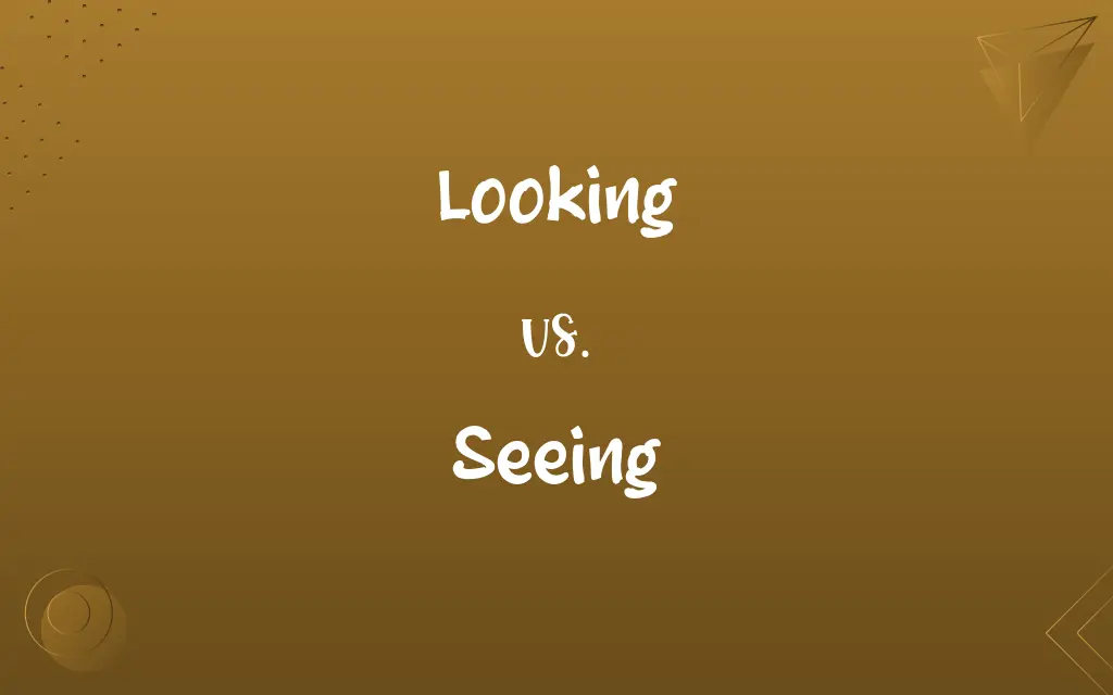 Looking vs. Seeing