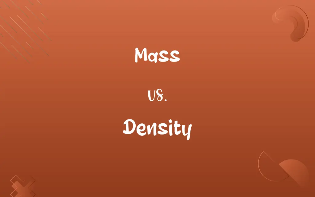 Mass vs. Density