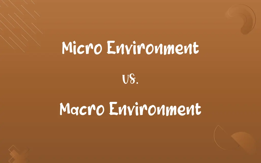 Micro Environment vs. Macro Environment