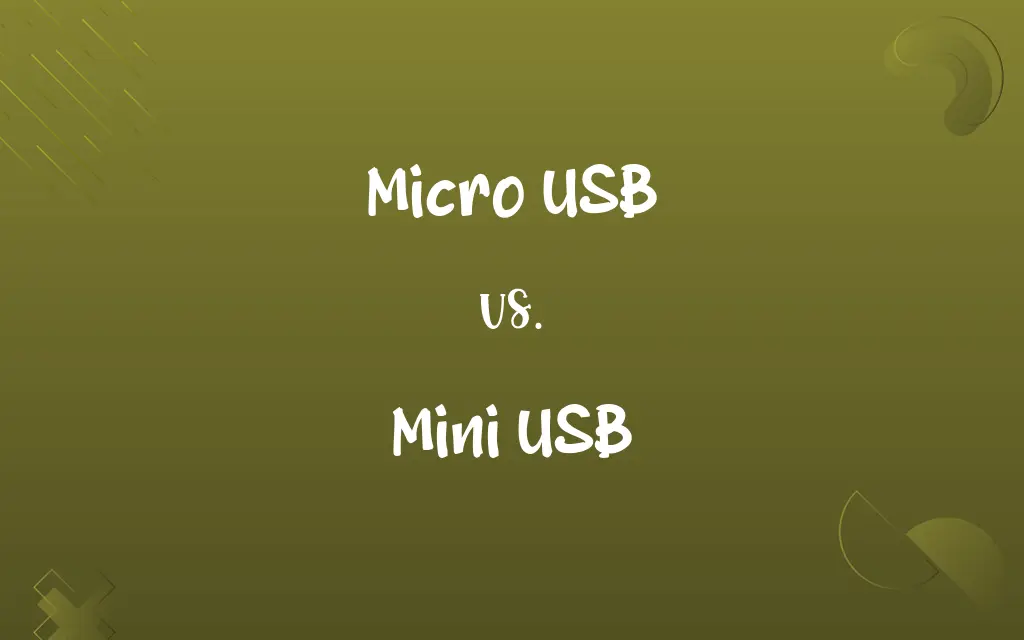 Micro USB vs. Mini USB