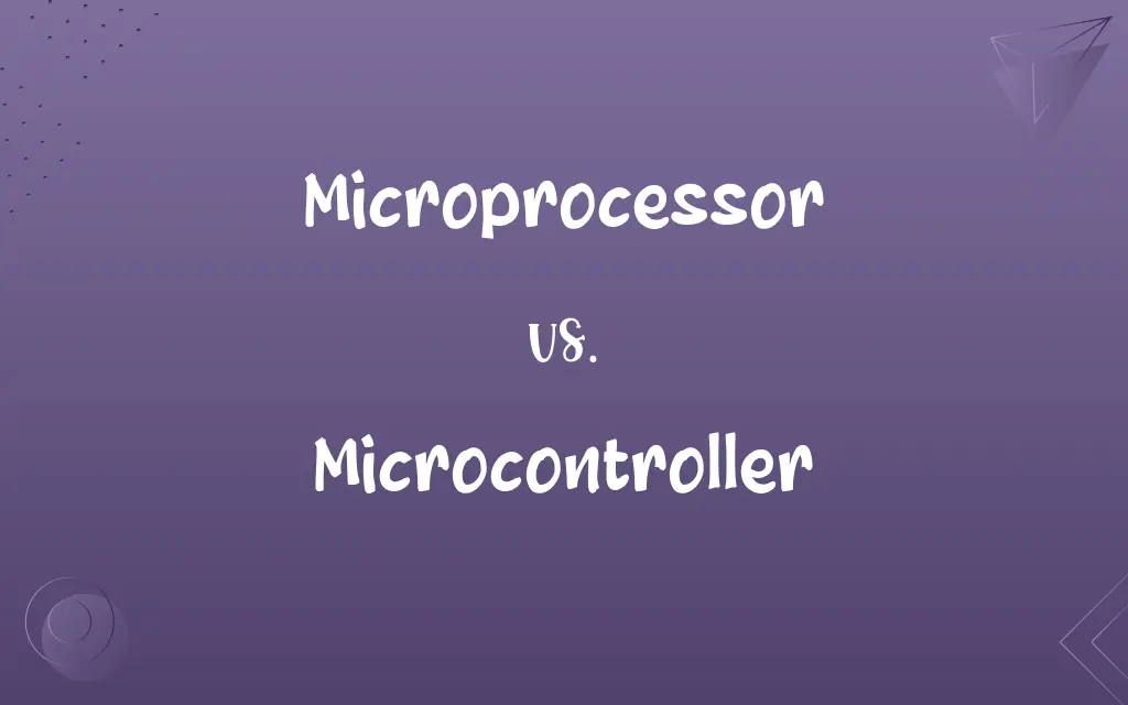 Microprocessor vs. Microcontroller