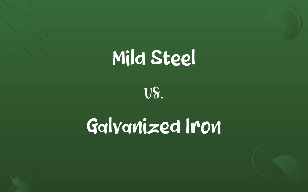 Mild Steel vs. Galvanized Iron