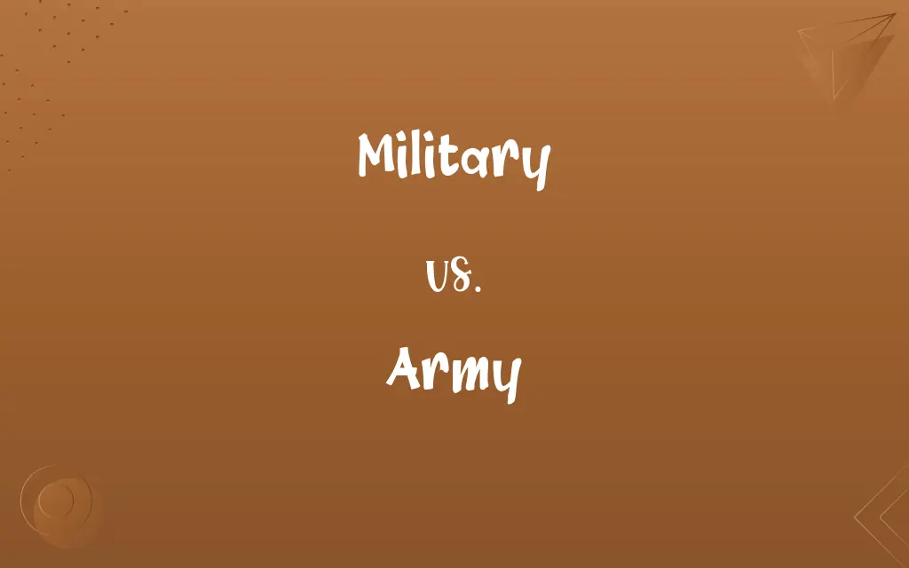 Military vs. Army