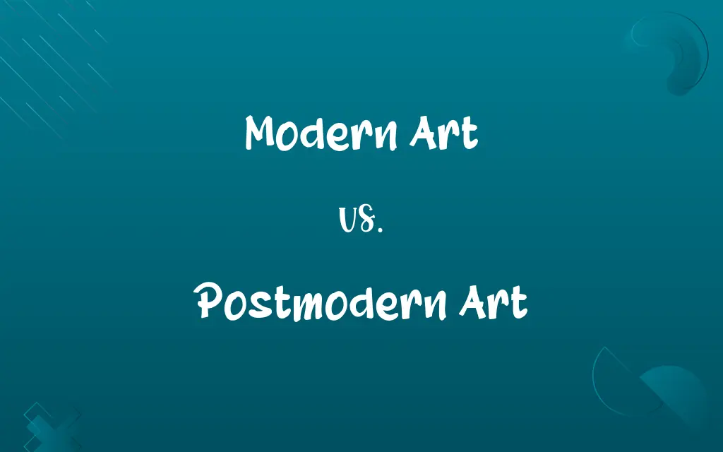 Modern Art vs. Postmodern Art