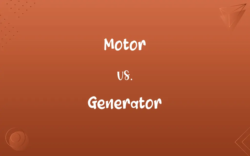 Motor vs. Generator