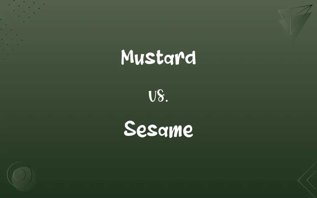 Mustard vs. Sesame