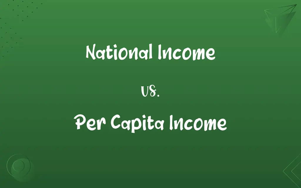 National Income vs. Per Capita Income