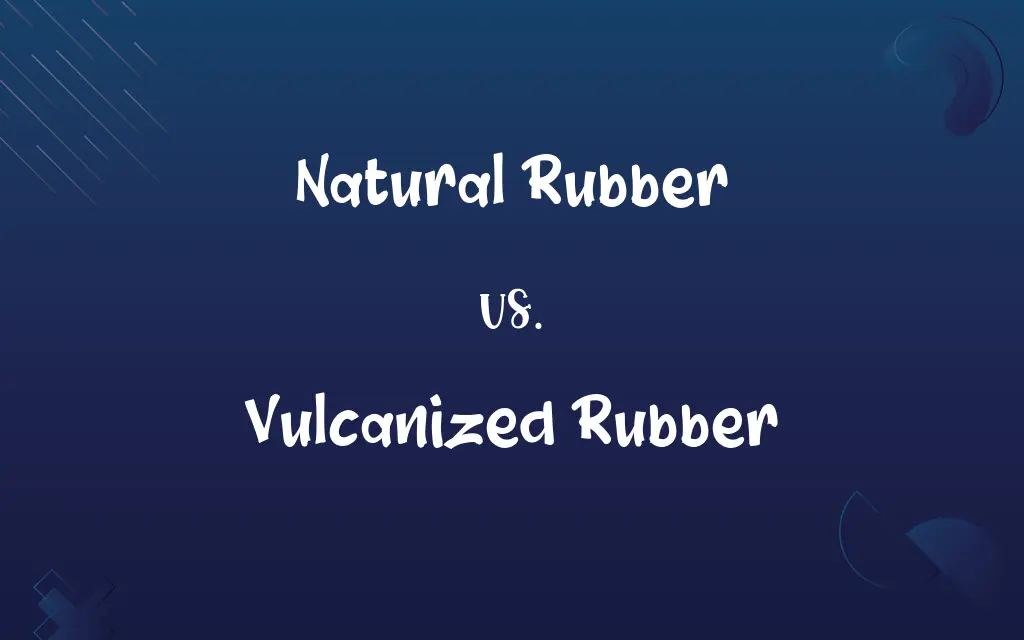 Natural Rubber vs. Vulcanized Rubber