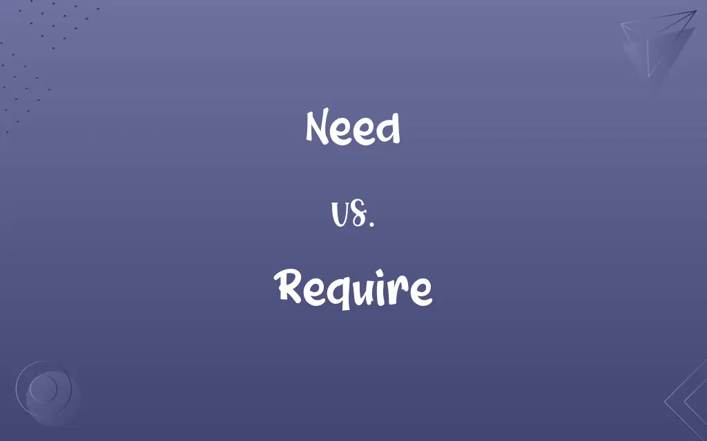 Need vs. Require